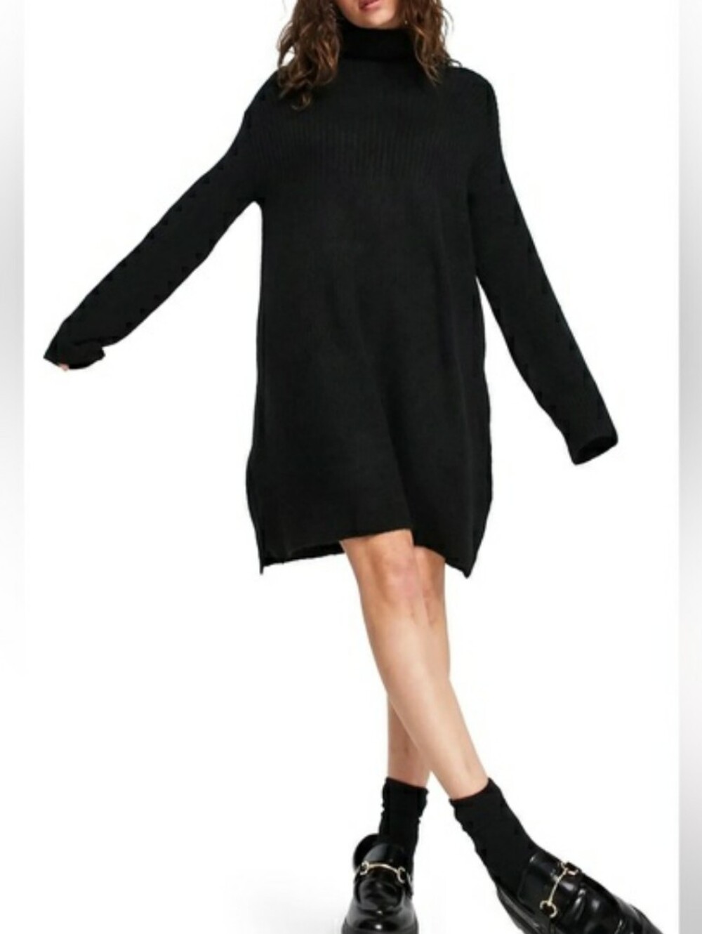 Free People Afterglow Oversized Mock Neck Sweater - Picture 11 of 11